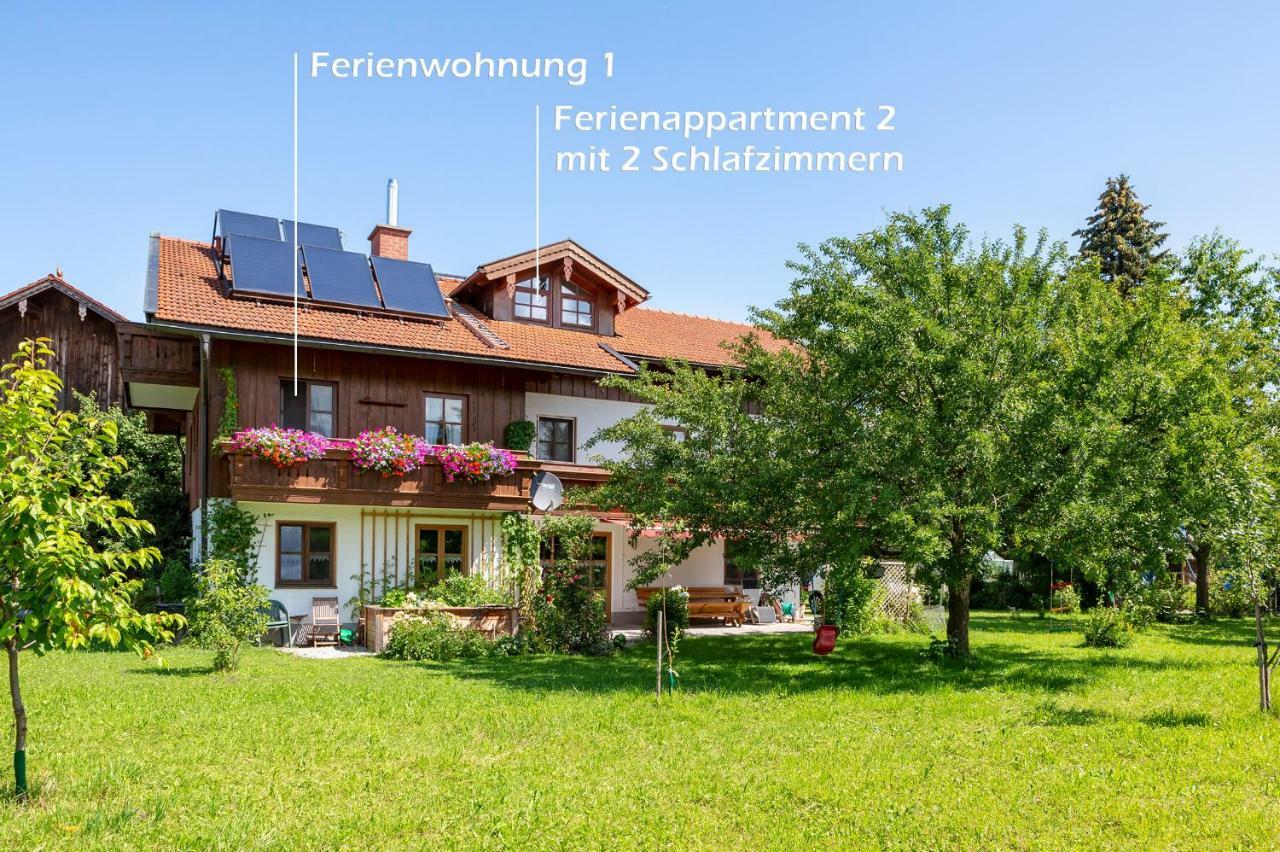 Zaißlhäusl Hof Ferienwohnungen Übersee Exterior foto