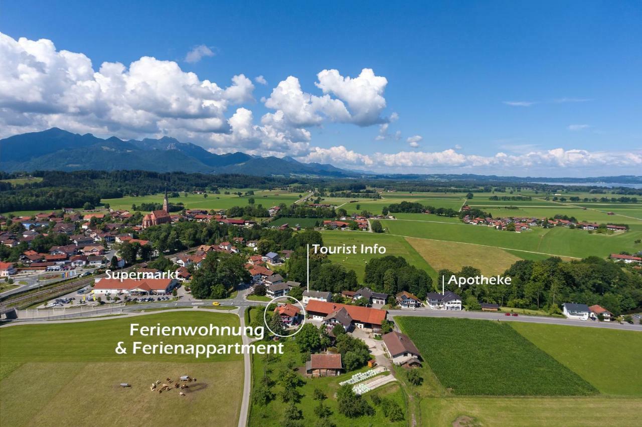 Zaißlhäusl Hof Ferienwohnungen Übersee Exterior foto